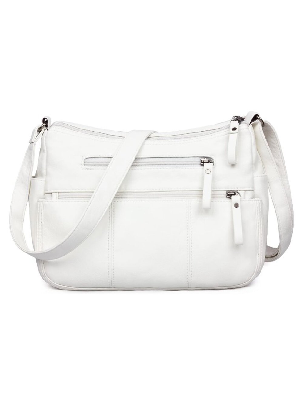Soft PU Leather Crossbody Shoulder Bag Lightweight Everyday Purse
